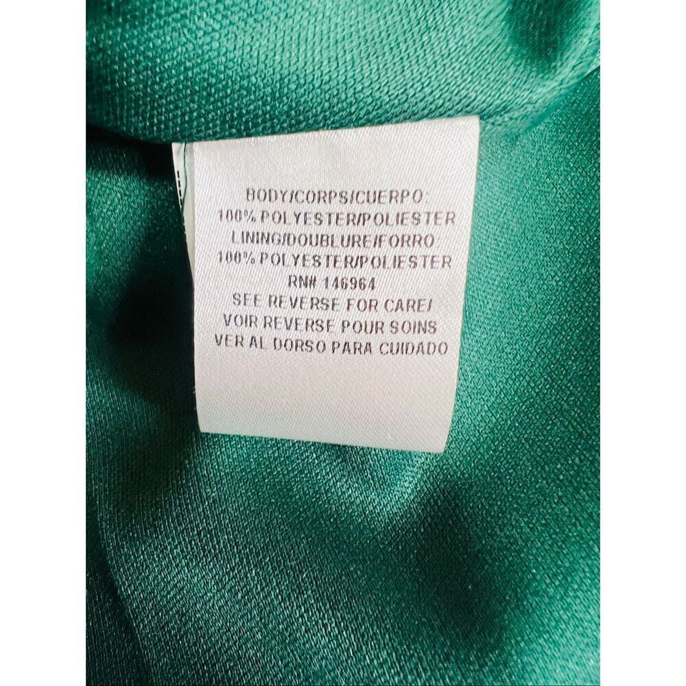 Julia Jordan Womens Green Multi Floral Mikado Pleated Fit & Flare Dress Sz 4 - Picture 5 of 9